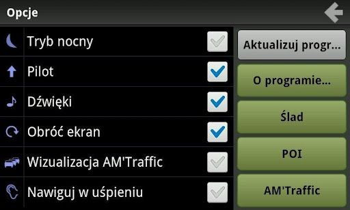 automaopa android widok opcje