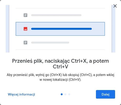 Dysk Google kopiowanie