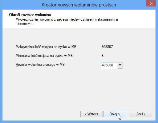 Zarzadzanie dyskami w Windows 8
