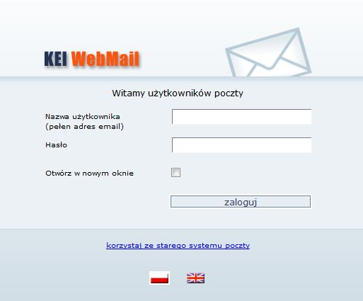 Logowanie do panelu pocztowego Kei.pl