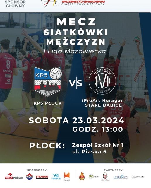 Historyczny dla płockiej siatkówki mecz ligowy pomiędzy KPS Płock a iProart Huraga