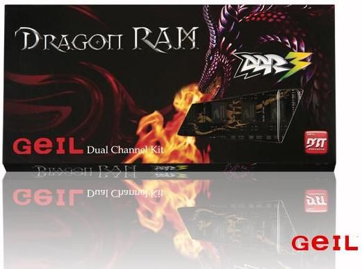 GeIL DDR3 DragonRAM pamięć RAM opakowanie zdjęcie