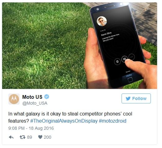 Motorola posądza Samsunga o kradzież