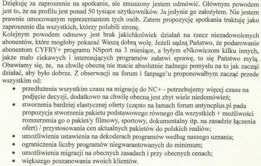 antync+ list treść prezes julien verleyen