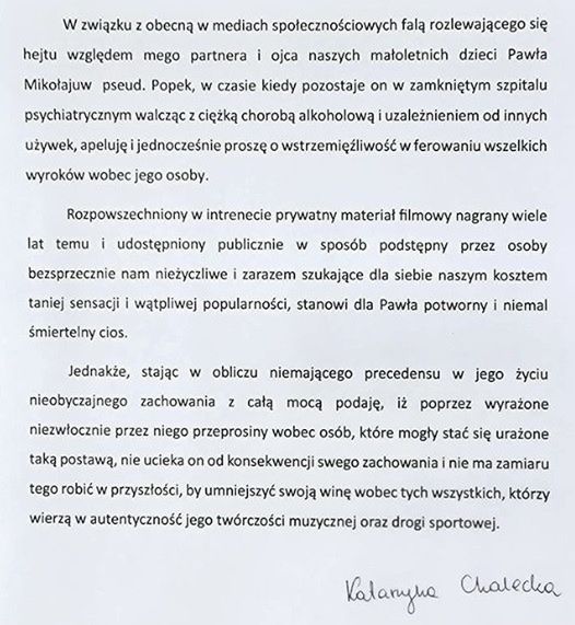 Popek próbował popełnić samobójstwo po aferze z psami?