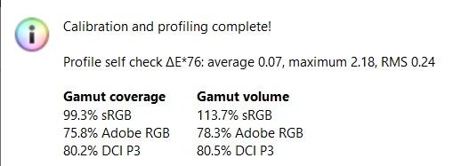 Lenovo Q27H-10 - badanie pokrycia gamutów