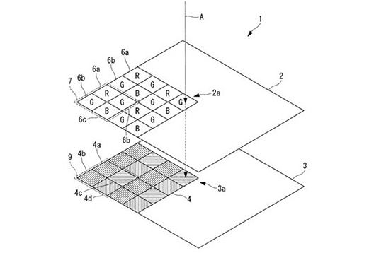 Olympus patent filtr polaryzacyjny