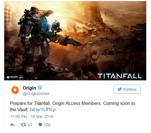 Origin Access Titanfall