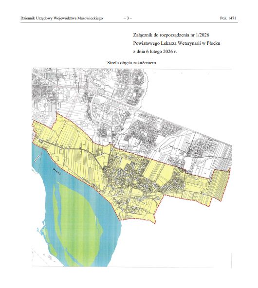 Strefa objęta zakażeniem 