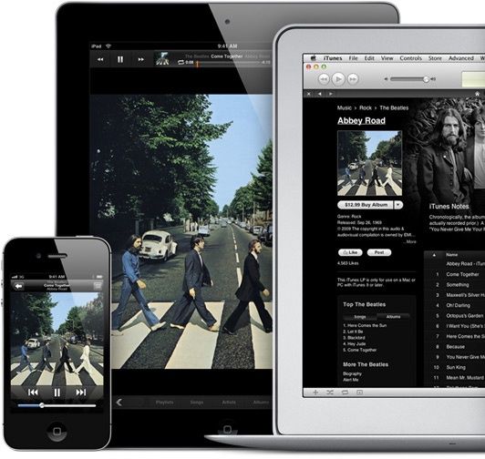 apple icloud urządzenia wygląd muzyka synchronizacja