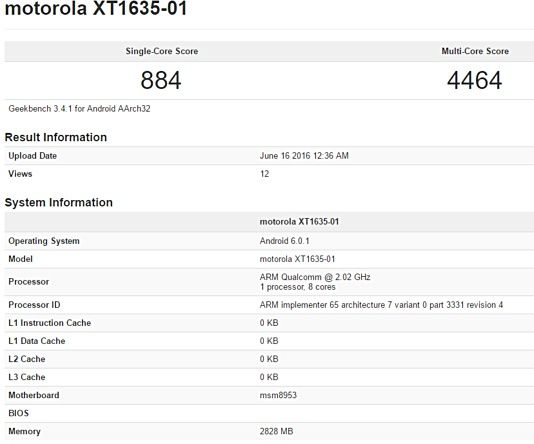 Moto Z Play specyfikacja