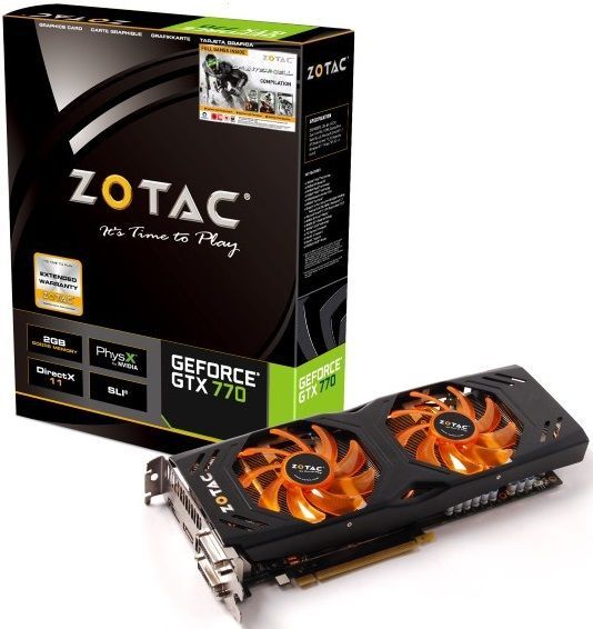 Zotac GeForce GTX 770 karta graficzna zdjęcie