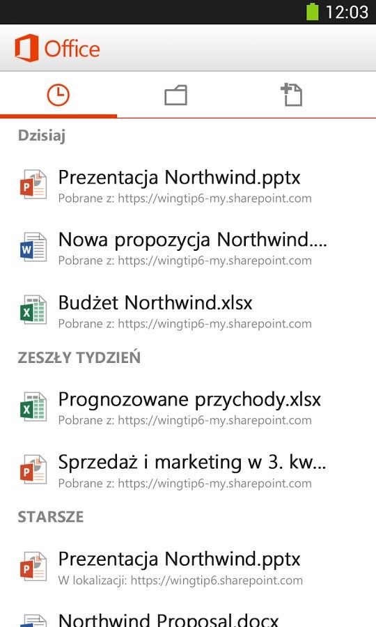 Pakiet biurowy Microsoftu dostępny jest też na urządzenia mobilne z systemem Android.