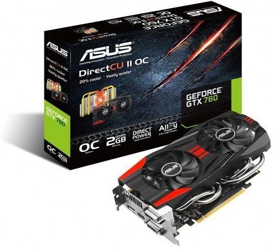 ASUS GeForce GTX 760 DirectCU II OC karta graficzna zdjęcie opakowanie