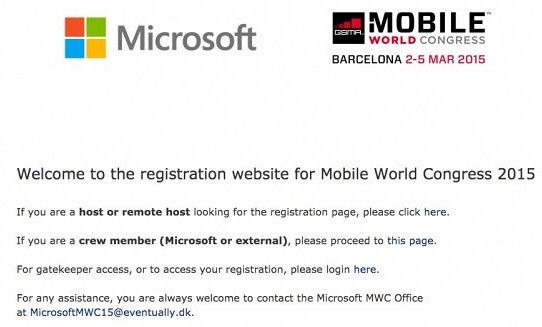 Microsoft MWC 2015