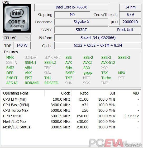 Intel Coe i5-7660X
