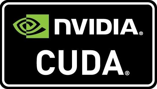 Nvidia CUDA technologia logo