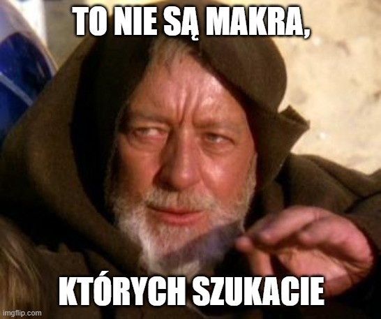Za makro można dostać bana!