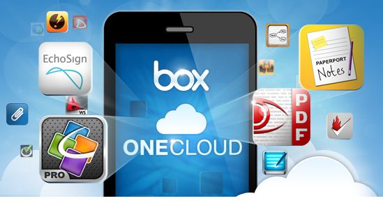 box usługa logo aplikacje pakiet edycja smartfon