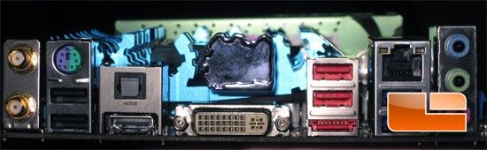 ASUS E2KM1-I Deluxe płyta główna zdjęcie tylny panel