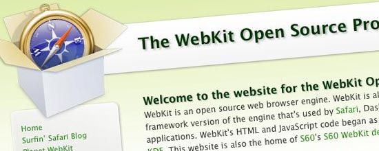 webkit silnik logo info