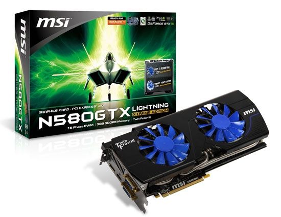 MSI N580GTX Lightning Xtreme Edition