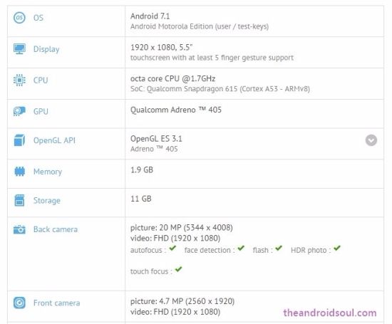 Moto X Play Android 7.1