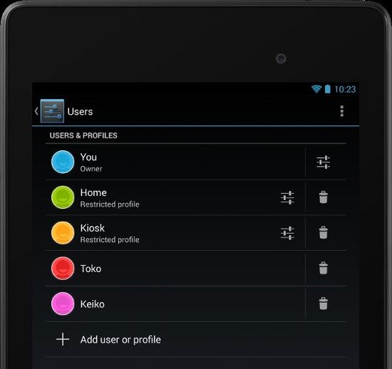 android 4.3 premiera tworzenie profile