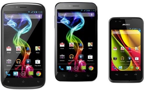 archos wygląd linia smartfonów