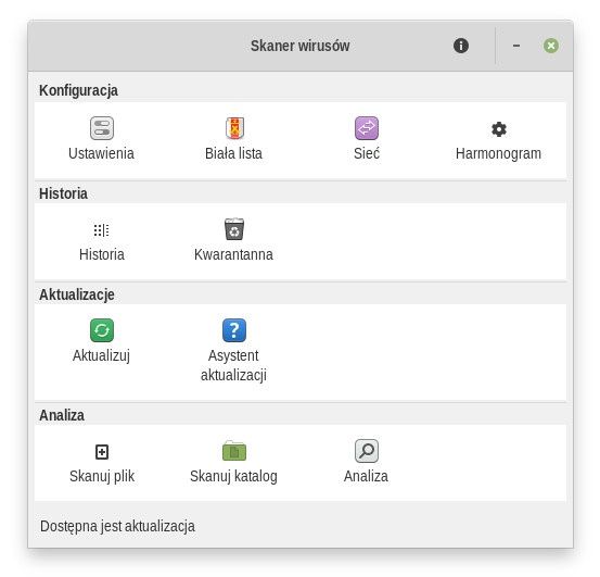 ClamTk to graficzny interfejs dla Clam Antivirus w systemie Linux
