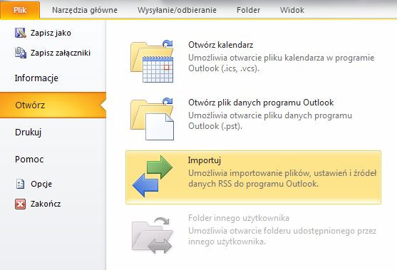 Outlook 2010