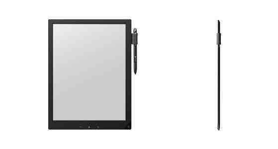 Sony Digital Paper: czytnik e-booków z dotykowym ekranem 13,3” i rysikiem