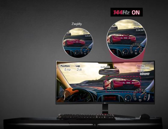 Odświeżanie matrycy 166 Hz