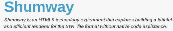 mozilla shumway informacje