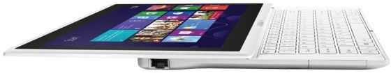 MSI S20 Slider 2 laptop hybrydowy widok bok