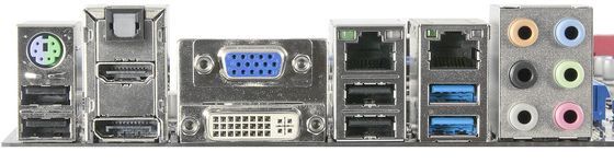Sapphire PURE Platinum Z77K płyta gł&oacute;wna zdjęcie tylny panel I/O