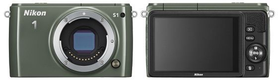 Nikon 1 S1 aparat cyfrowy widok przód tył