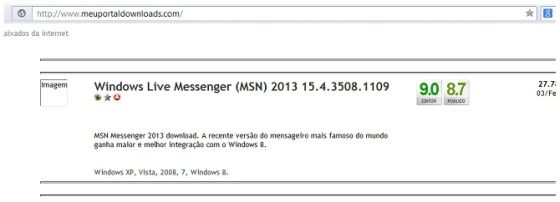 Fałszywy MSN Messenger