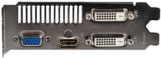 Gigabyte GeForce GTX 650 OC karta graficzna zdjęcie śledź wyjścia wideo