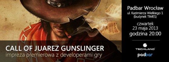 Call of Juarez: Gunslinger gra premiera impreza dla fanów