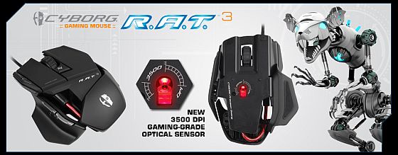 Mad Catz Cyborg R.A.T. 3 myszka dla graczy