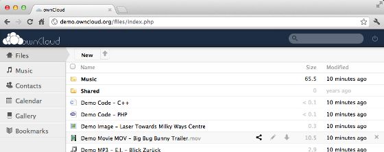 owncloud aplikacja strumieniowanie muzyka