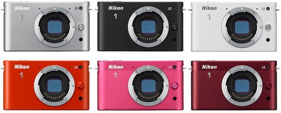 Nikon 1 kolory obudowy widok