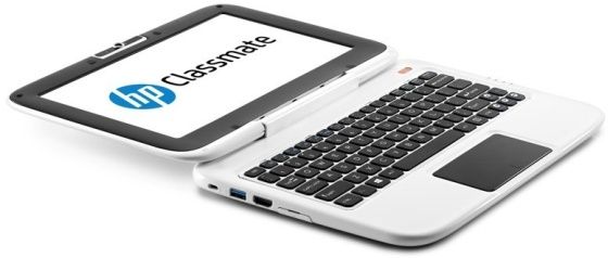 HP Classmate laptop dla uczniów i studentów ekran rozłożony