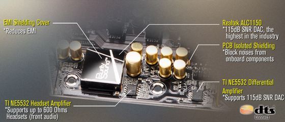 ASRock Purity Sound układ dźwiękowy grafika