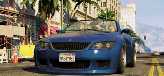 gra GTA V samochód z gameplaya