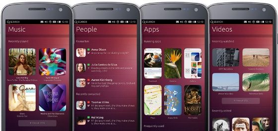 ubuntu phone os wygląd aplikacja music people apps videos