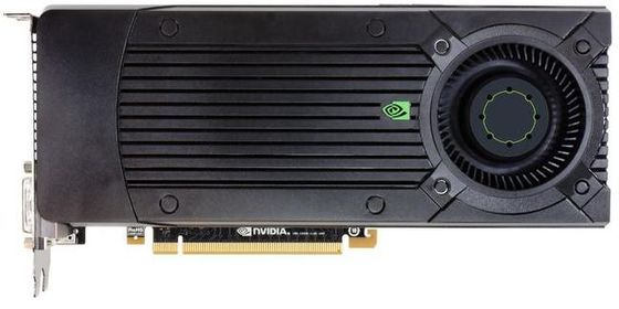 Nvidia GeForce GTX 660 karta graficzna zdjęcie widok z g&oacute;ry