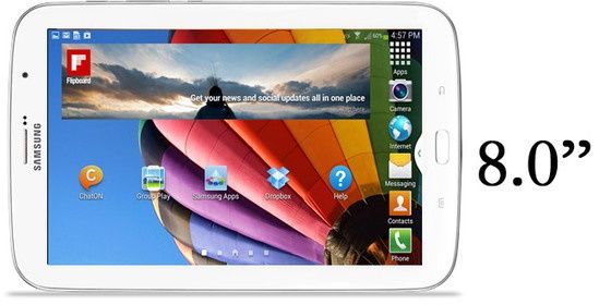 Samsung Galaxy Tab 3 8.0 tablet wygląd
