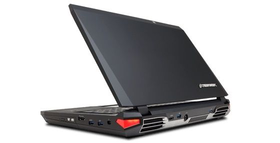CyberPowerPC Fang Taipan M2 laptop gamingowy widok obudowa
